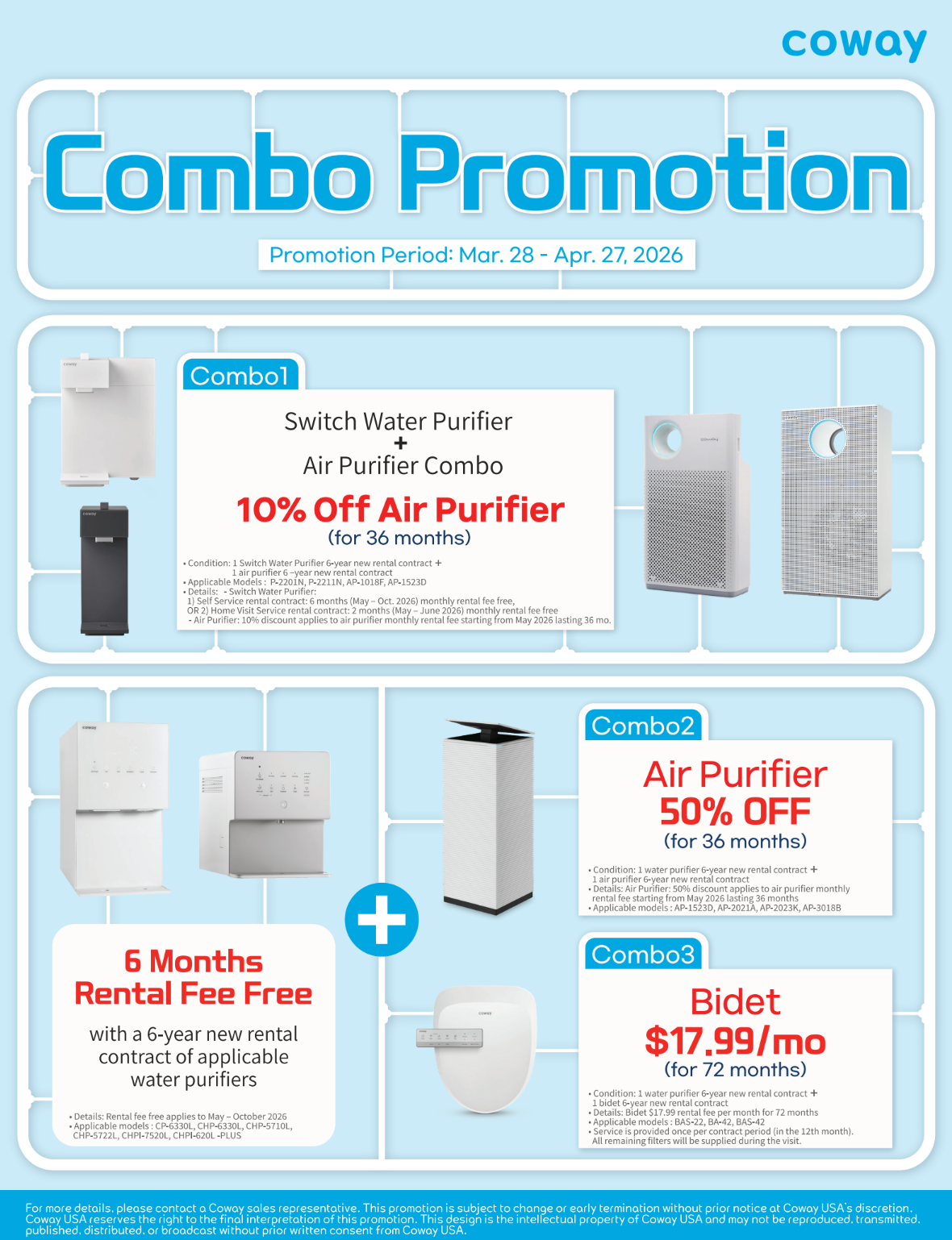Coway Promotion